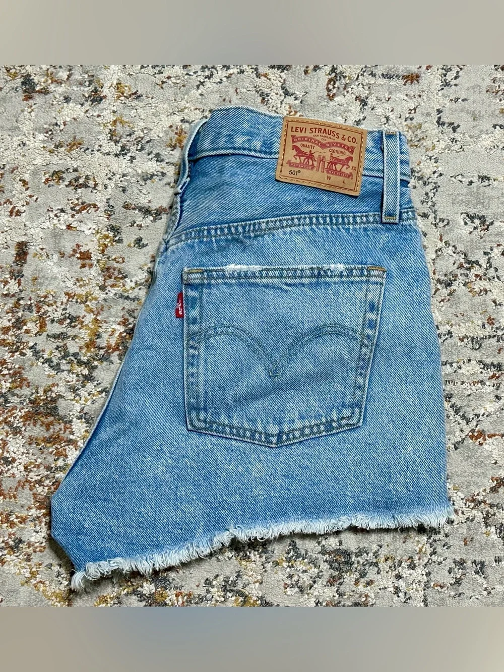 LEVI’S 501® Original High Waist Denim Cutoff Shorts size 30